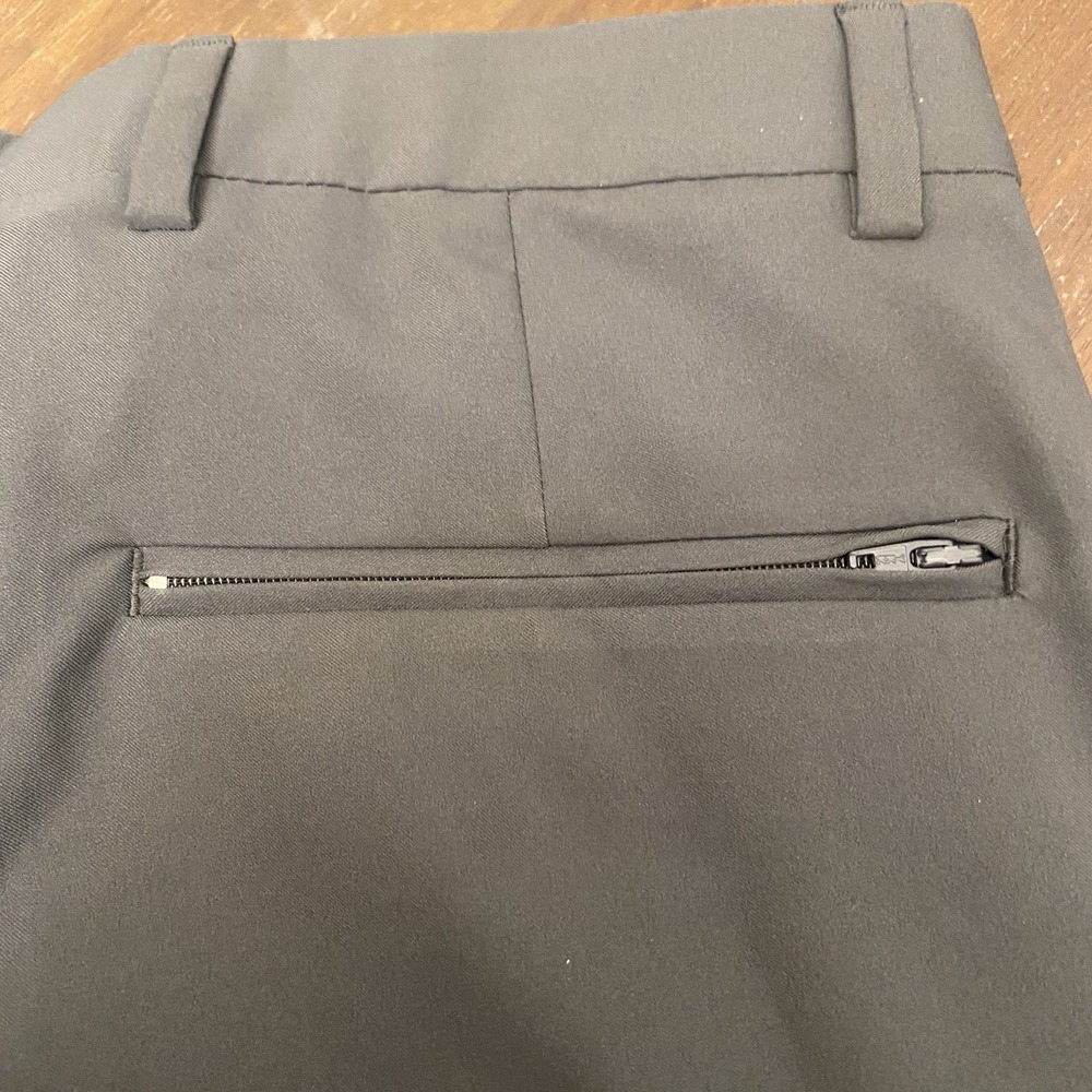 Perry Ellis Portfolio 30x30 Men's Pleated Pants Gray Poly Asphalt NWT - Picture 10 of 16